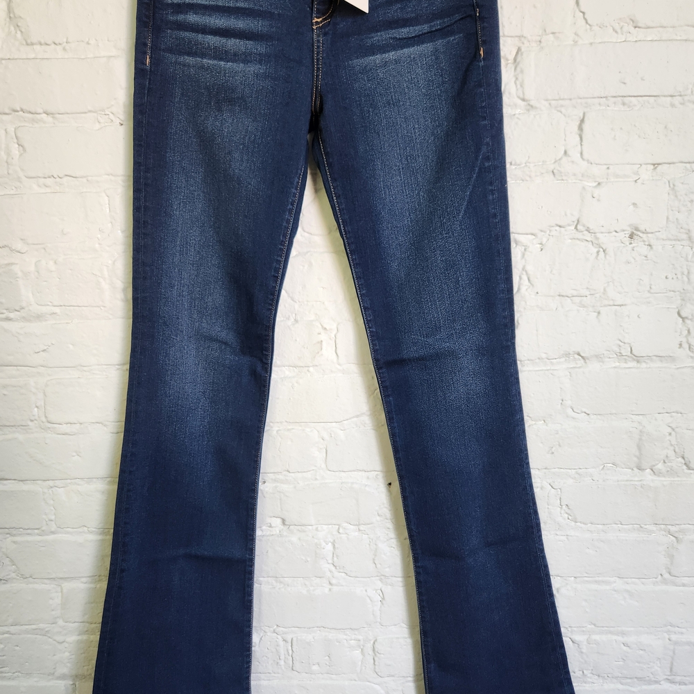 Fashion Nova Dark Blue Flare Jeans